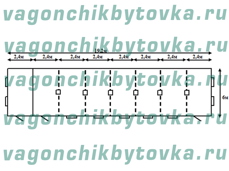 Модульная столовая-кухня из 8-ми шт БК